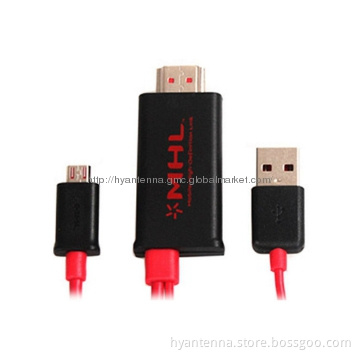 MHL cable For s3 HDMI cable adapter with 11pin ada